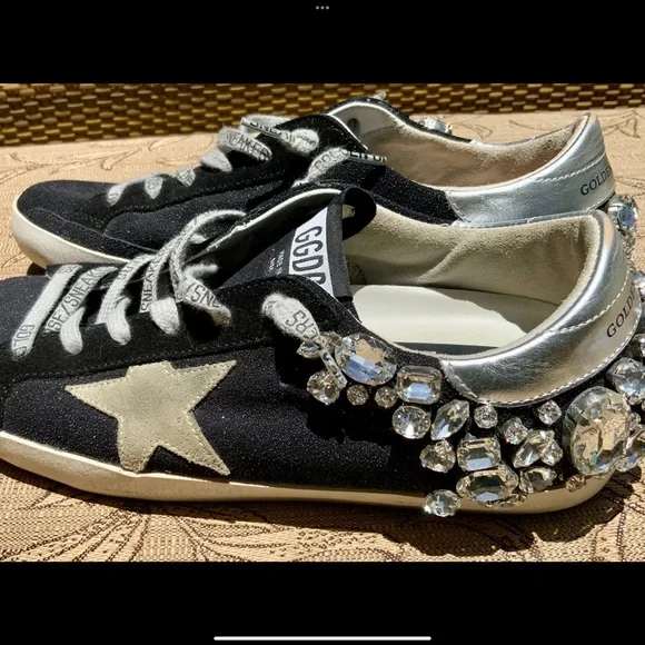 SOLD ON MERC! $379…Golden Goose $1900 Private EDT ‘Rhinestone” Super-Star - Picture 14 of 15